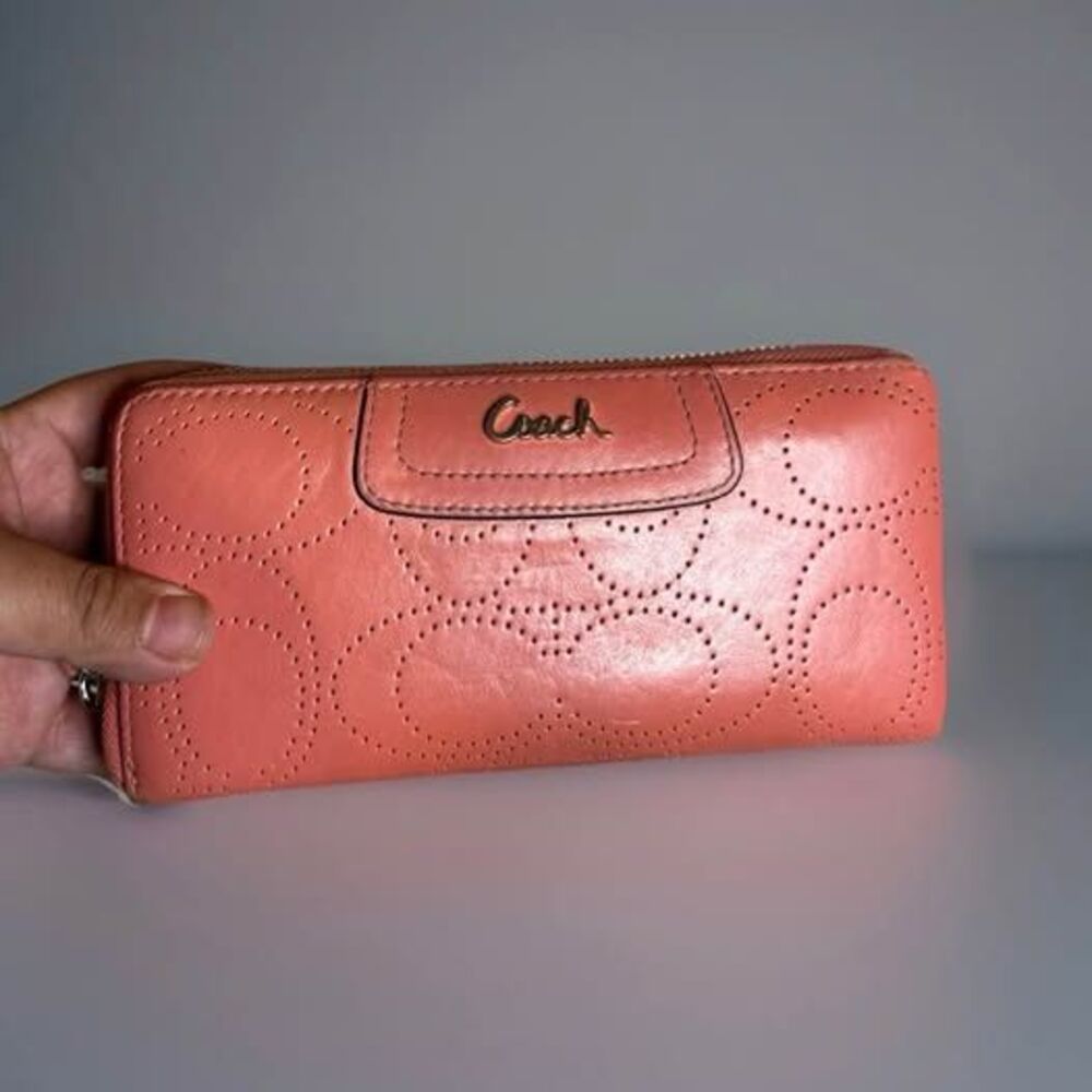 COACH Preforated Signature Wallet